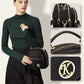 ✨Classic Multifunctional Compartments Adjustable Wide Shoulder Strap PU Leather Crossbody Bag