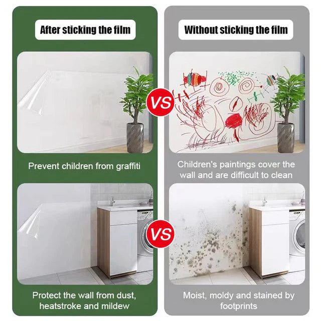 🤩🤩2025 NEW SALE🤩🤩Transparent waterproof and anti-oil static adsorption wall stickers for home use
