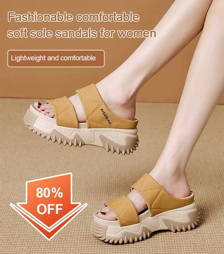 Fashionable Comfortable Soft Sole Sandals For Women
