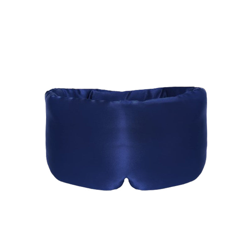 Cooling, soft sleep mask made of artificial silk