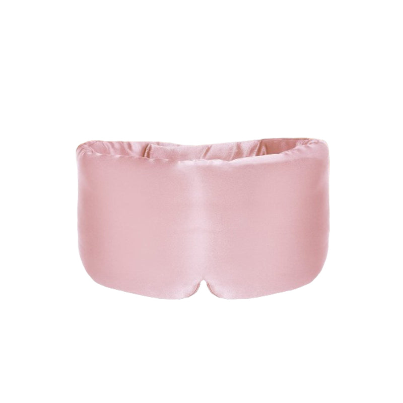 Cooling, soft sleep mask made of artificial silk