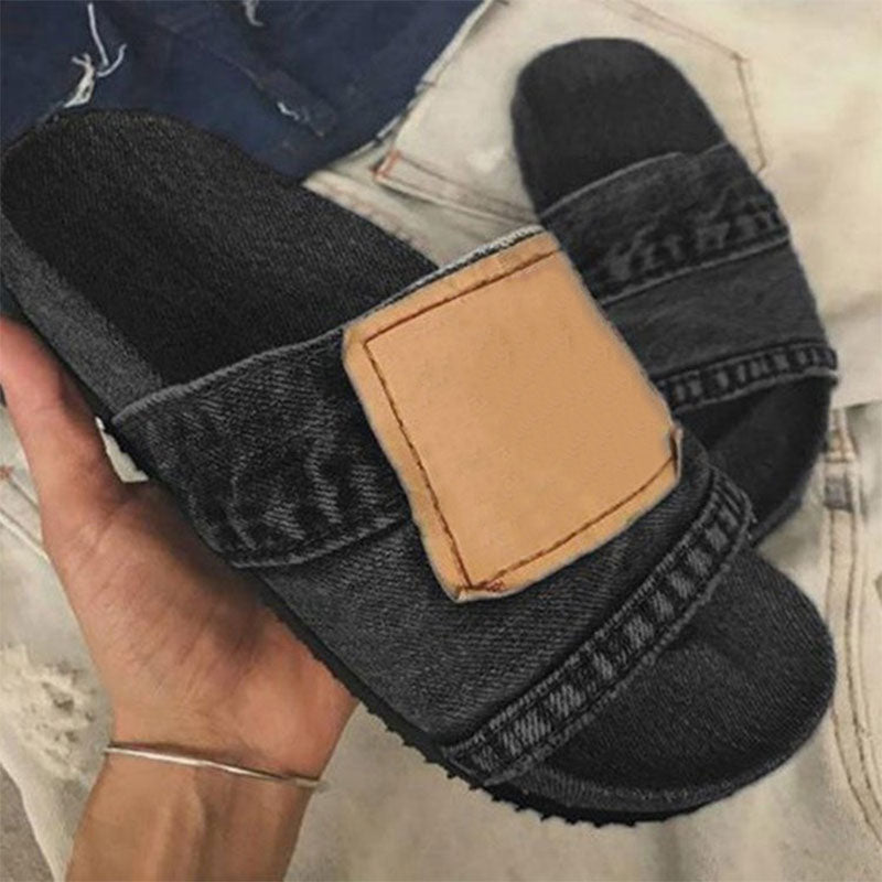 🎁2024 Summer Hot Sale🔥Women's Denim Slides