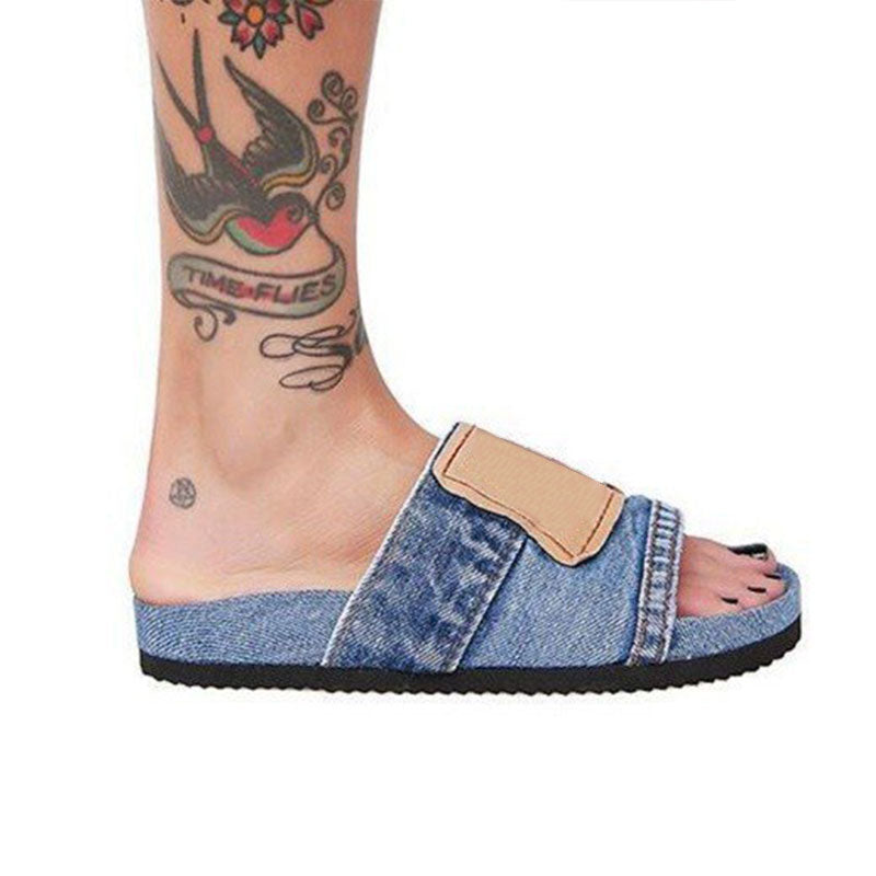 🎁2024 Summer Hot Sale🔥Women's Denim Slides