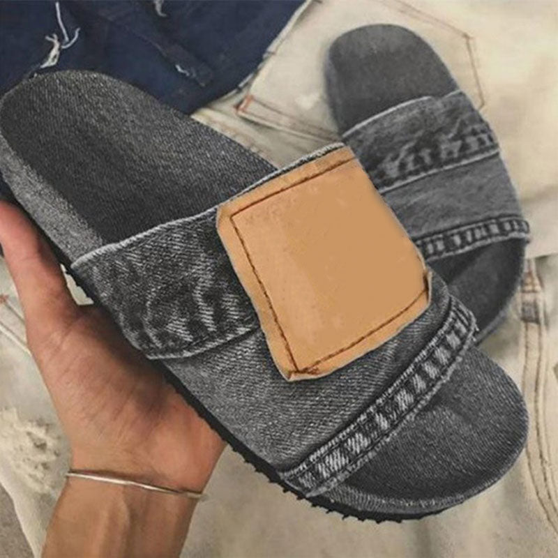 🎁2024 Summer Hot Sale🔥Women's Denim Slides
