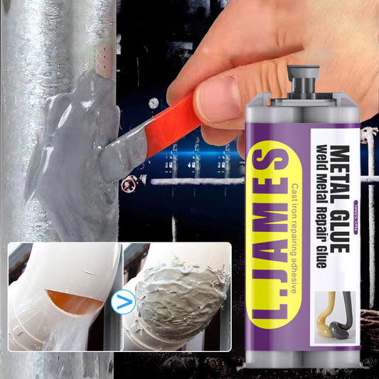 Limited Stock! 50% Off Hot Sale Ongoing📢High-Strength Metal Epoxy – Weld Bond & Machinable Finish