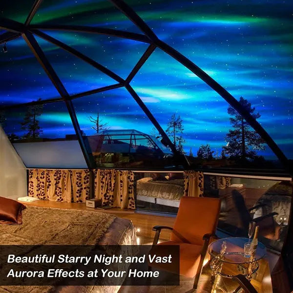 See Northern Lights Instantly! Bluetooth Aurora Star Projector