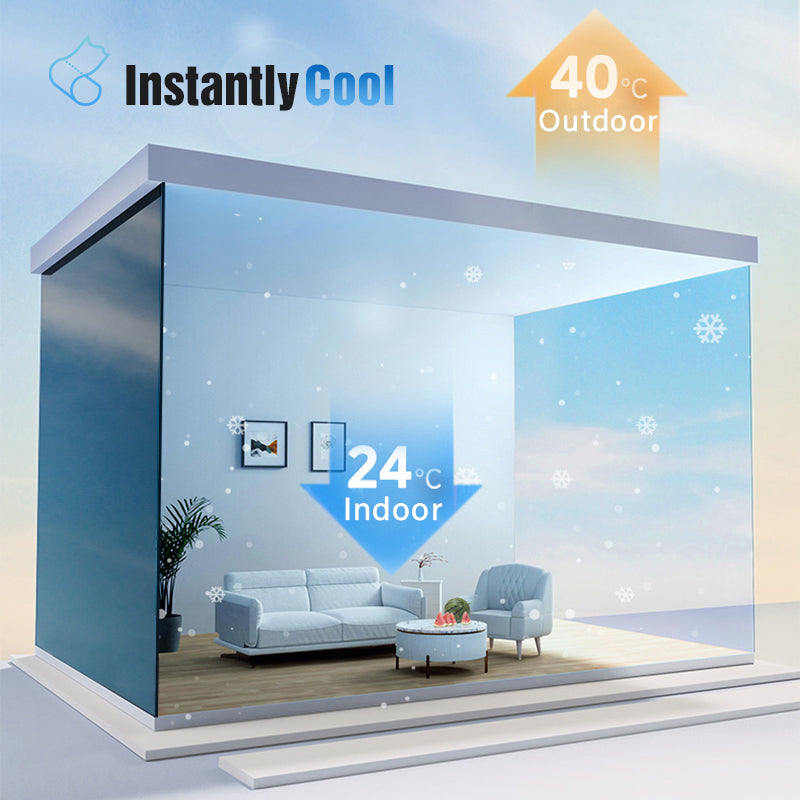 One-way Privacy Thermal Insulation Film for Glass