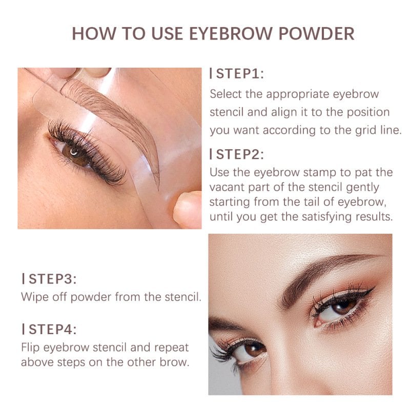 🔥BUY MORE SAVE MORE🔥 Brows Stencil & Stamp Kit