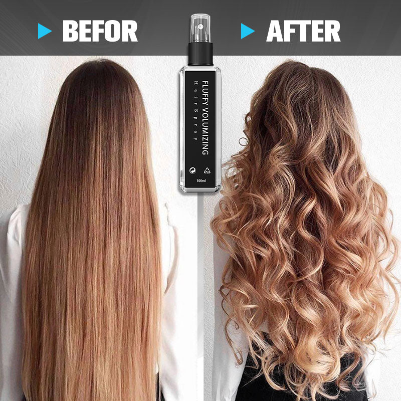 Protein Hair Voluming Spray Curling Iron for Long-Lasting Curls