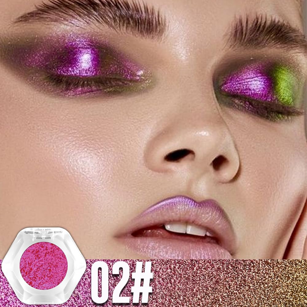 🎁✨Buy 1 get 1 free🔥Double chrome eye shadow