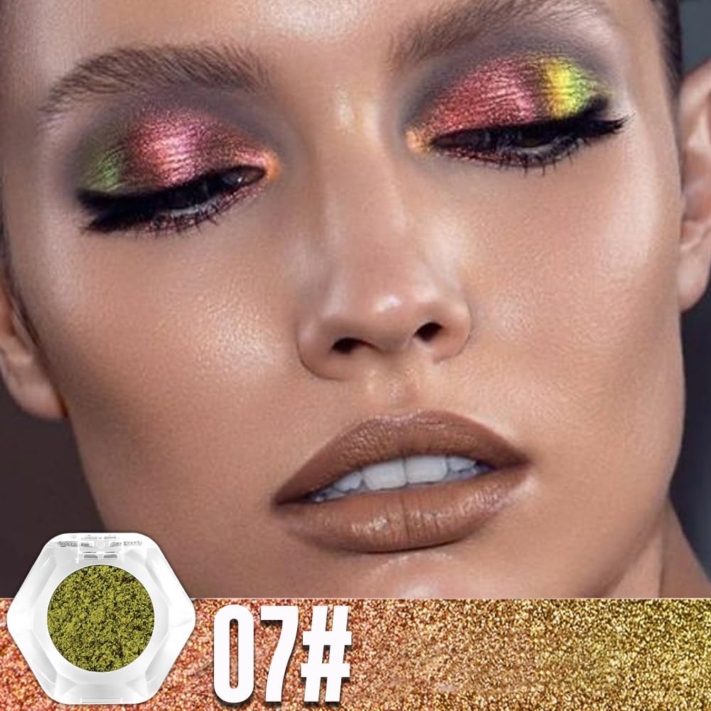 🎁✨Buy 1 get 1 free🔥Double chrome eye shadow