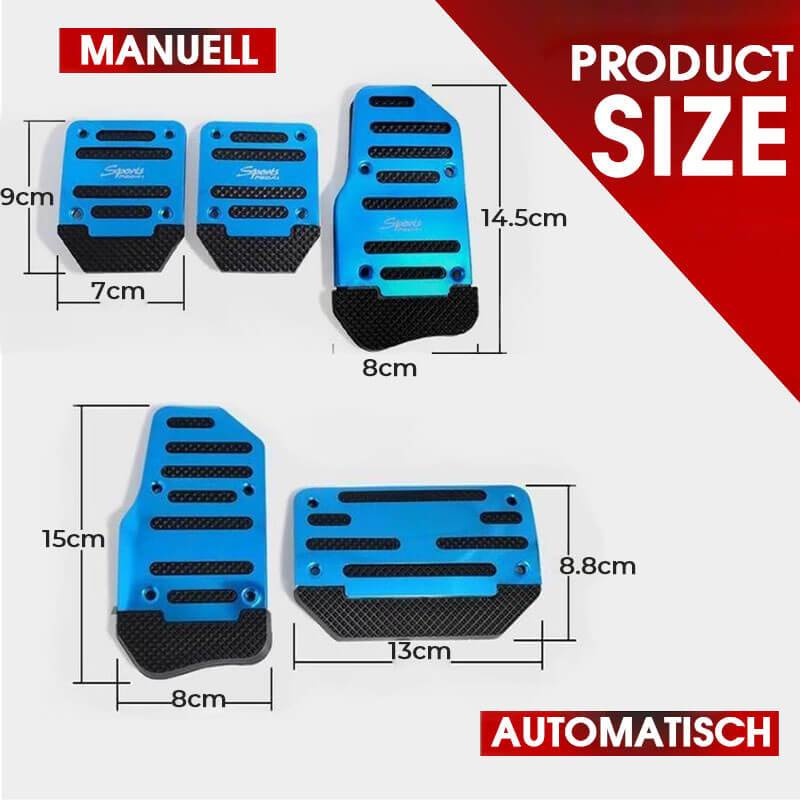 Grip Any Pedal Instantly! No-Slip No-Drill Car Foot Pedals