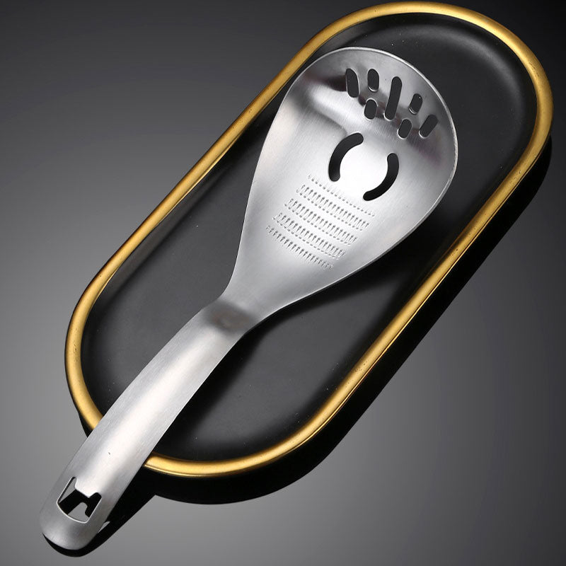 5-in-1 Kitchen Spoon – Strain, Grind, Open, No Clutter