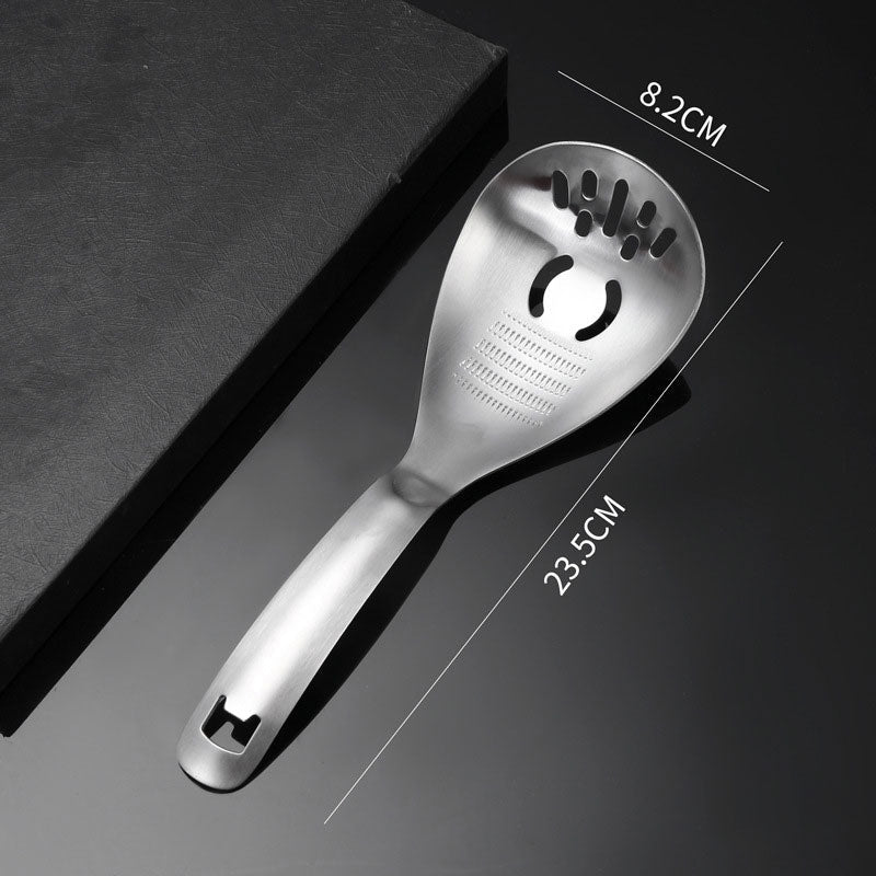 5-in-1 Kitchen Spoon – Strain, Grind, Open, No Clutter