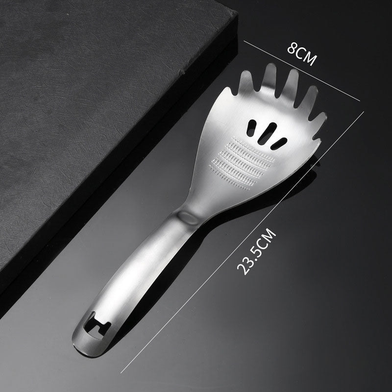 5-in-1 Kitchen Spoon – Strain, Grind, Open, No Clutter