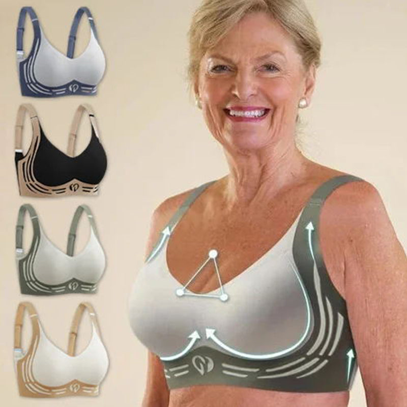 🔥Seamless Wire-Free Push-up Anti-Sagging Bra