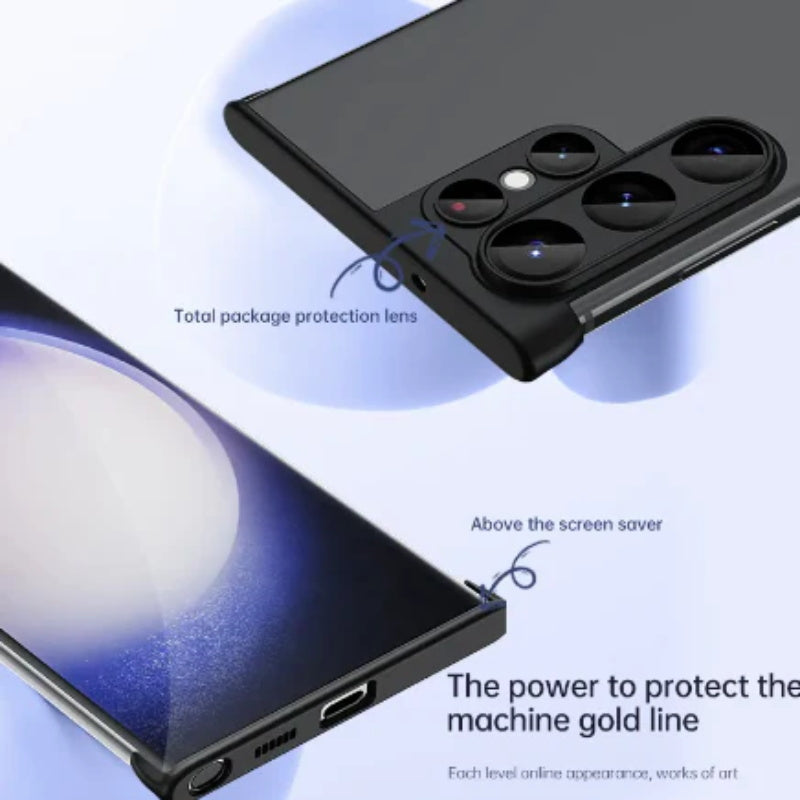 Frameless Bumper Case with Lens Protector