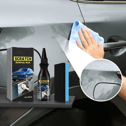 Restore Car Shine Instantly! Scratch Remover with Sponge