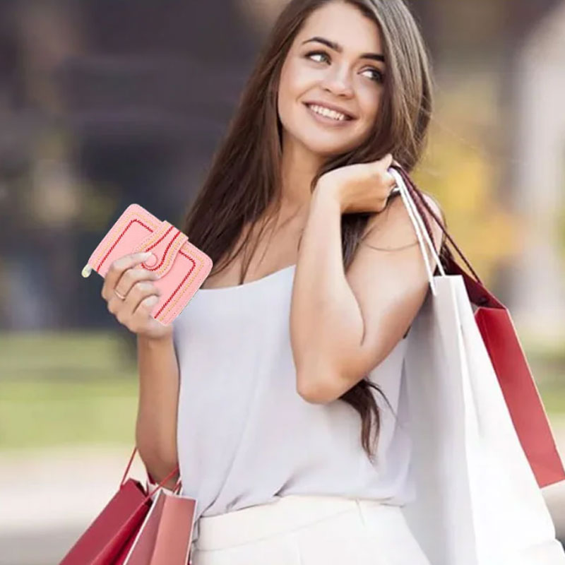 🔥Big Sale-50% Off❤️‍🔥Women's Short Zipper Multi-Card Pocket Wallet