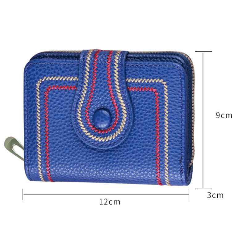 🔥Big Sale-50% Off❤️‍🔥Women's Short Zipper Multi-Card Pocket Wallet