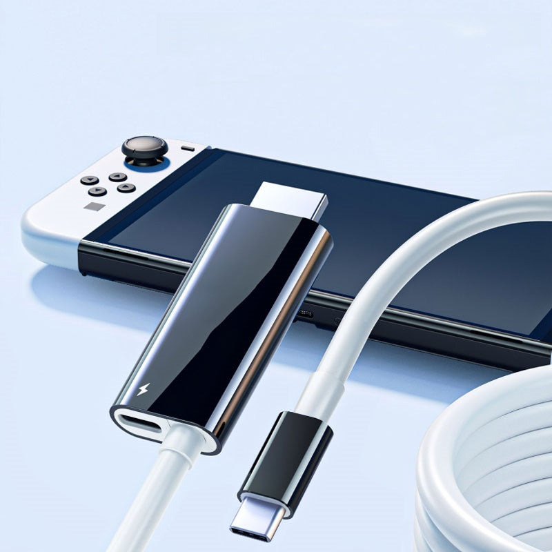 Connect to Big Screens Instantly! USB-C to HDMI Adapter Cable for Switch