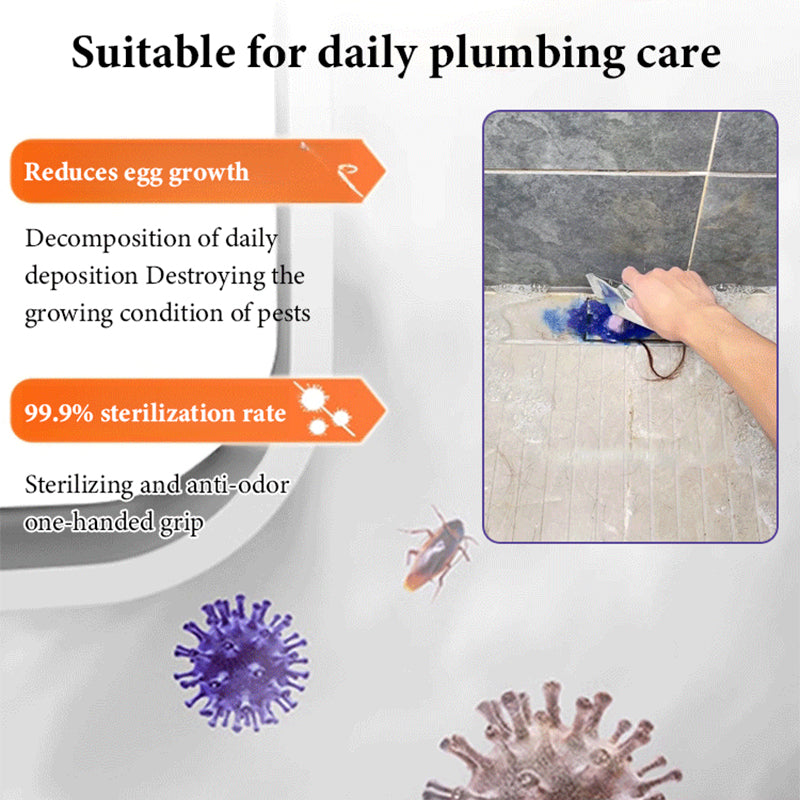 Unclog Drains Instantly! Powerful Deodorizing Pipe Cleaner Powder