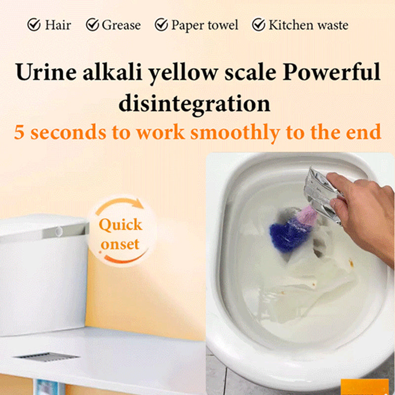 Unclog Drains Instantly! Powerful Deodorizing Pipe Cleaner Powder