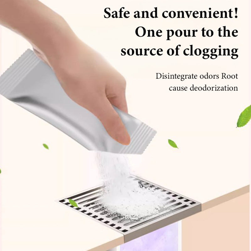 Unclog Drains Instantly! Powerful Deodorizing Pipe Cleaner Powder