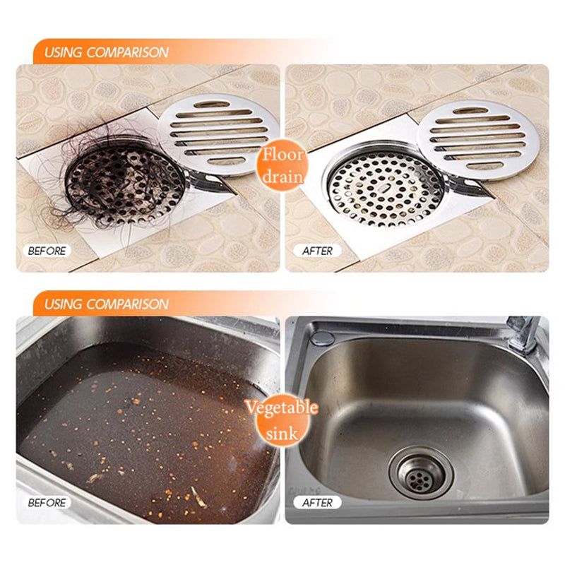 Unclog Drains Instantly! Powerful Deodorizing Pipe Cleaner Powder