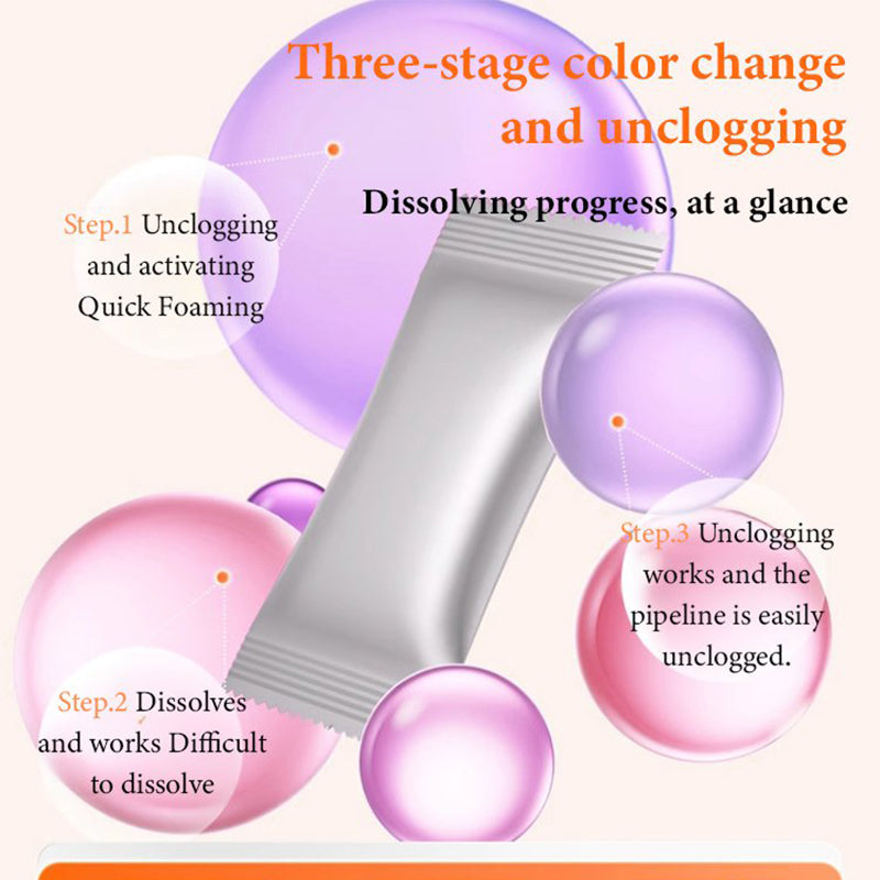 Unclog Drains Instantly! Powerful Deodorizing Pipe Cleaner Powder