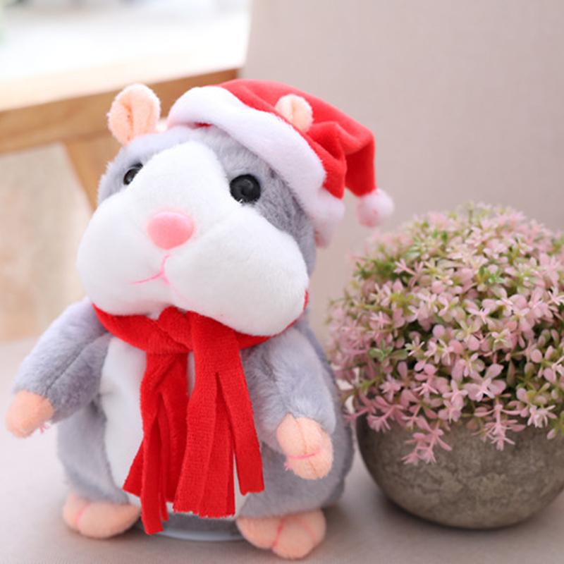 Imitate Everything Instantly! Talking Hamster Plush Toy