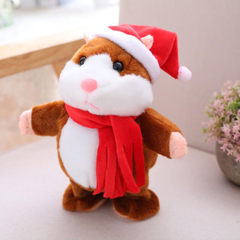 Imitate Everything Instantly! Talking Hamster Plush Toy