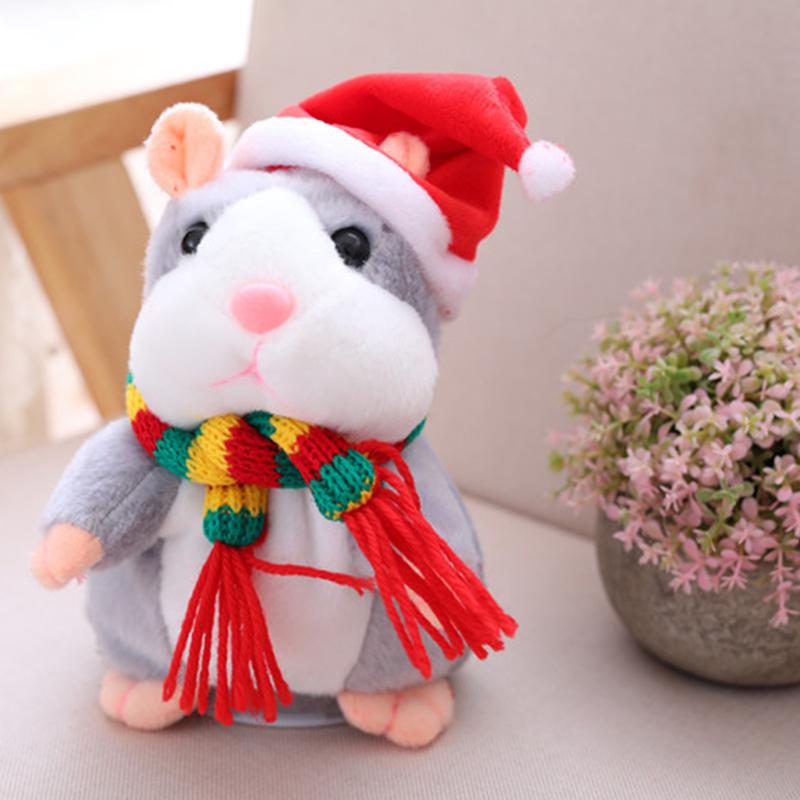 Imitate Everything Instantly! Talking Hamster Plush Toy