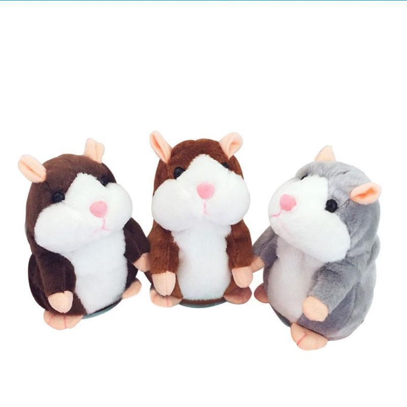 Imitate Everything Instantly! Talking Hamster Plush Toy