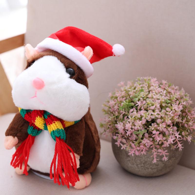Imitate Everything Instantly! Talking Hamster Plush Toy