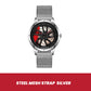 Rotating Skeleton Car Wheel Wrist Watch