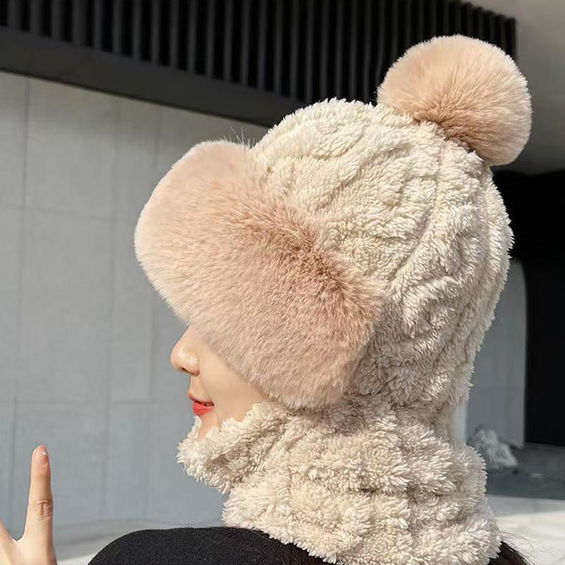 ❄️Winter New🔥Women's Winter Warm Windproof Plush Scarf Hat