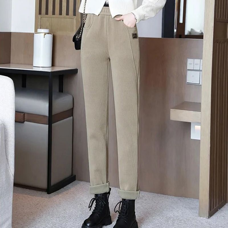 ⏳Limited-time 50% off⏰Women's High-waist Warm Faux Fleece-lined Pants👖