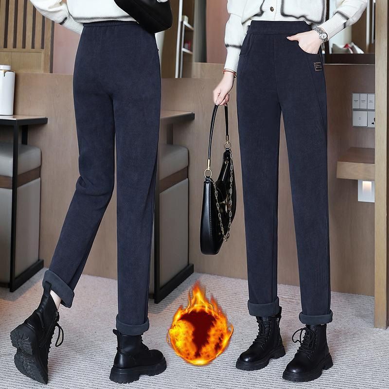 ⏳Limited-time 50% off⏰Women's High-waist Warm Faux Fleece-lined Pants👖