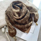 Women's Elegant Scarf with Magnetic Pendant Closure