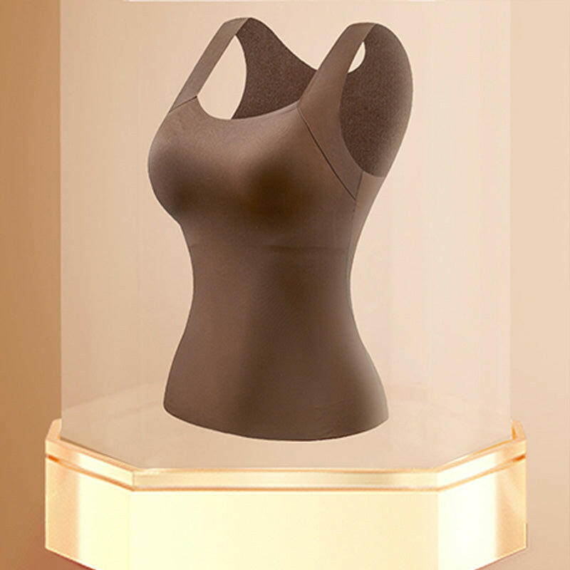 📢50%  OFF!⏰Women’s U-Neck Thermal Tank with Built-In Bra – Warm, Supportive & Braless Comfort ❄️❤️