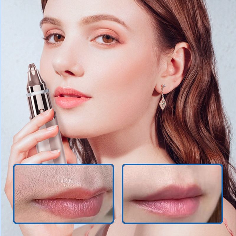 2-in-1 Electric Eyebrow Trimmer – Painless, Gentle & Rechargeable