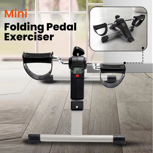 Mini Folding Pedal Exerciser for Under Desk Use