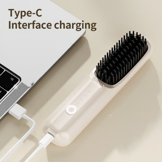 New Year Hot Sale 49% Off🎁USB cordless negative ion hair straightener