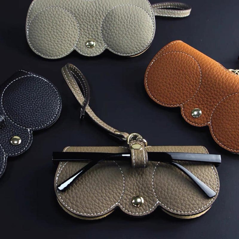 Soft Leather Anti-Blue Light Glasses Bag👓️