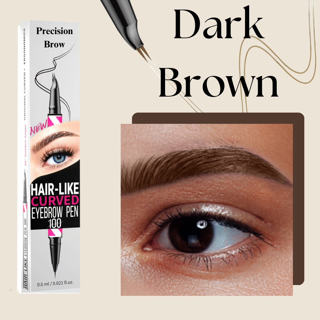 Draw Hair-Like Brows Instantly! No-Smudge 2-Tip Microblade Pen