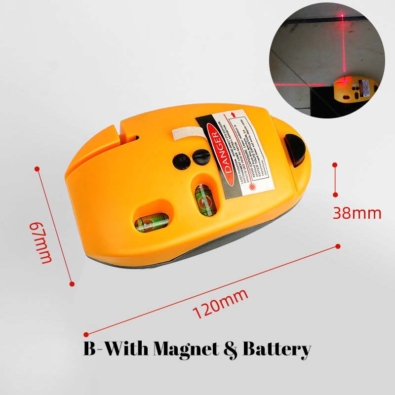 Align Perfectly Instantly! 90° Infrared Laser Level