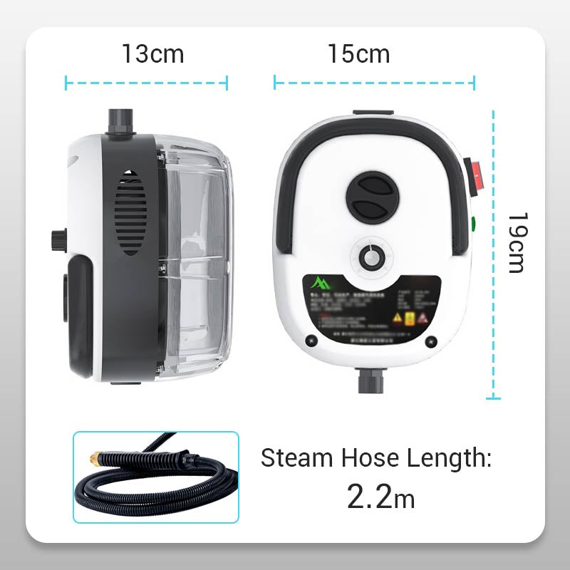 2500W High-Pressure Steam Cleaner – 6 Speeds & 1L Tank