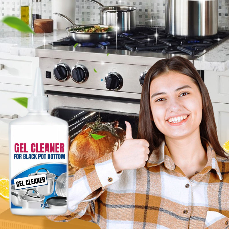 Clean Burnt Pot Bottoms Instantly! Powerful Stain Removal Gel