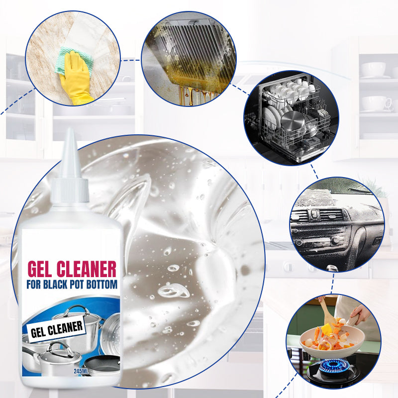 Clean Burnt Pot Bottoms Instantly! Powerful Stain Removal Gel